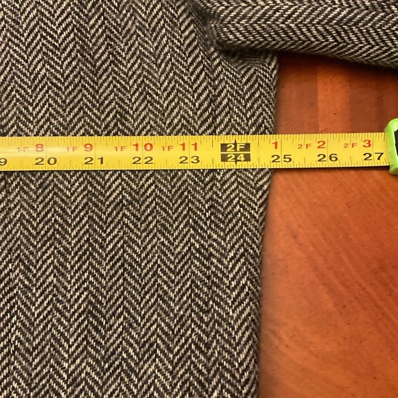 Gray Textured Sport Coat with Classic Weave - Picture 10 of 13